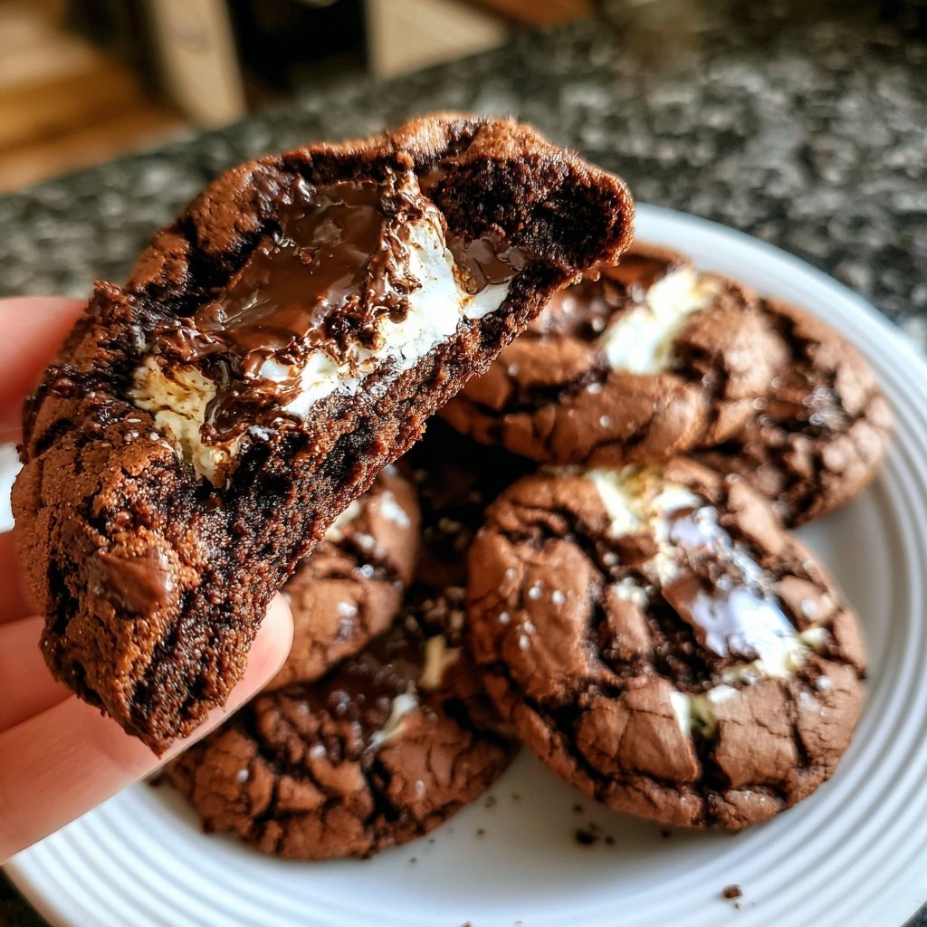 Chocolate Marshmallow Swirl Cookies Recipe for a Sweet Treat